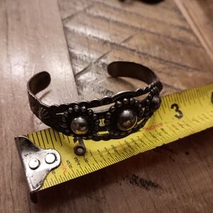 Vtg sterling silver navajo bracelet